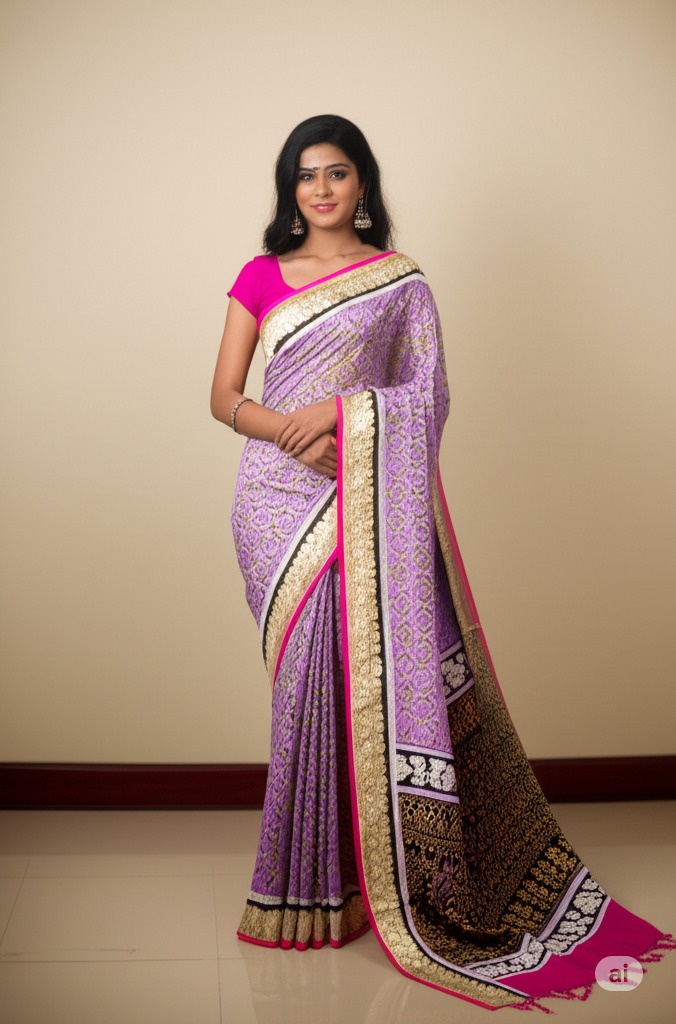 Cotton Slub Ajrak Print