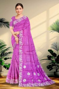 Embroidery Tussar Saree