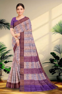 Embroidery Tussar Saree