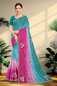 Embroidery Tussar Saree