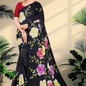 Pure Silk Sarees Hand Painted