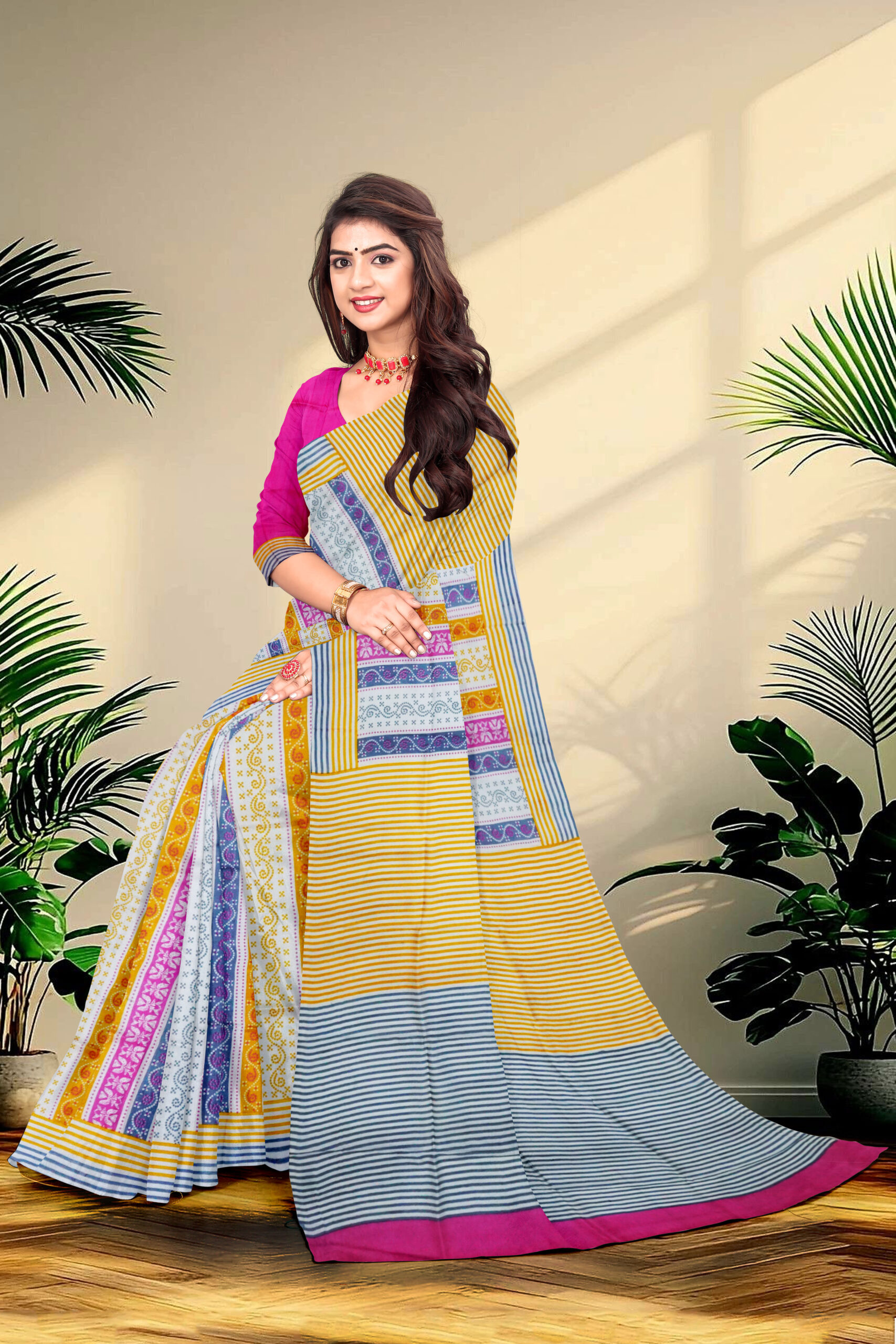 Screen printed Pure Silk - Image 3