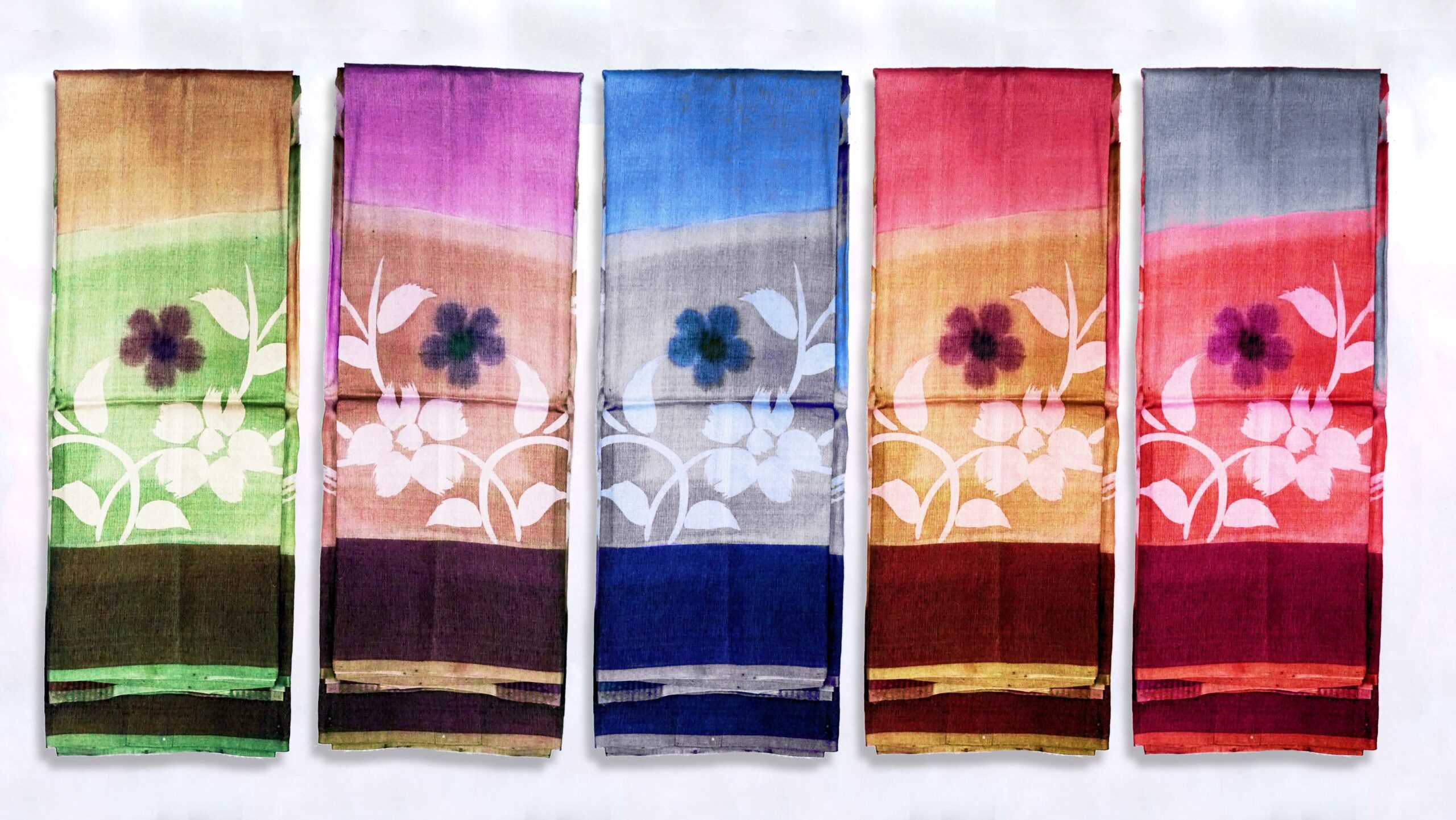 Hand Paint Tussar Silk - Image 2