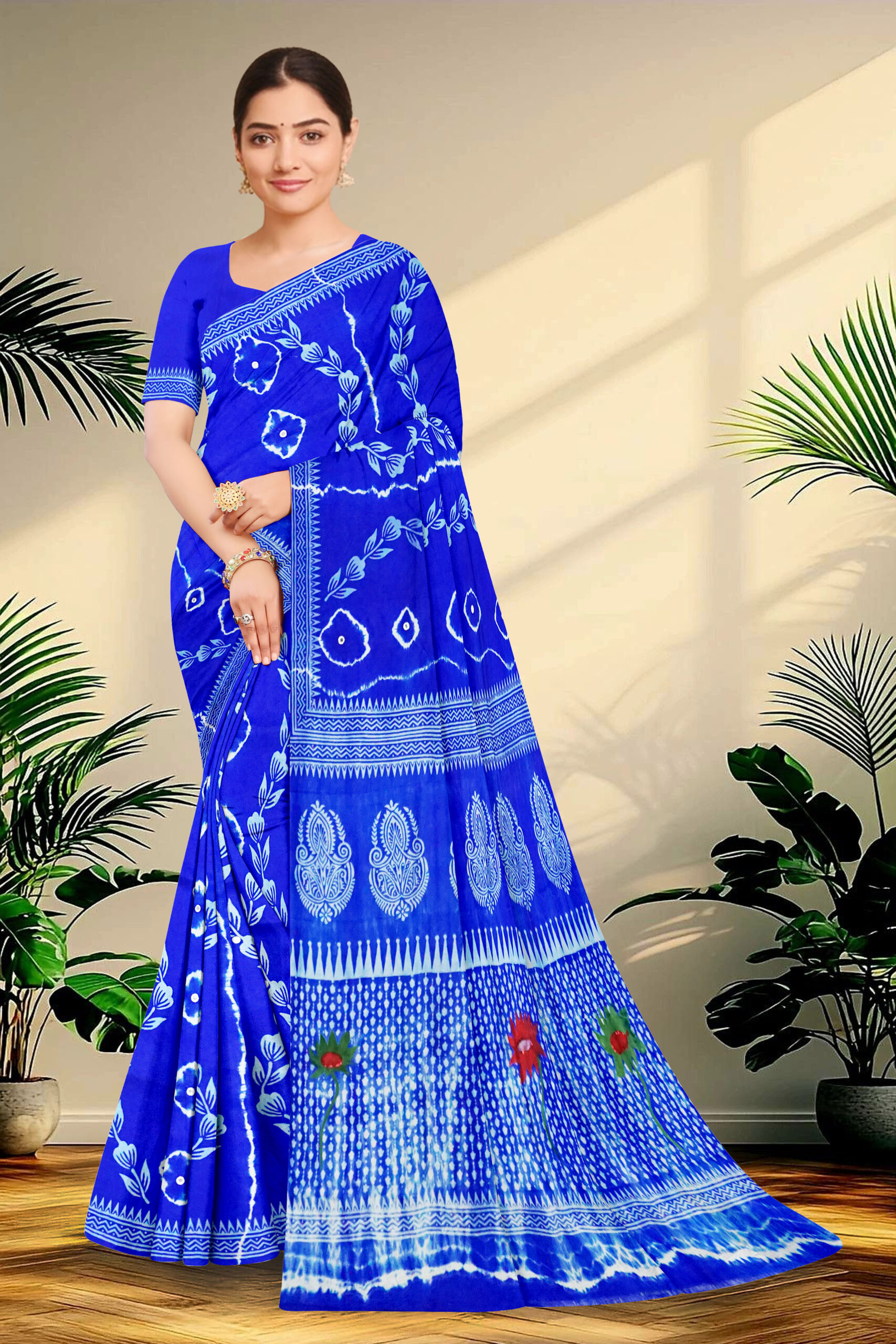 Embroidery Pure Silk Saree