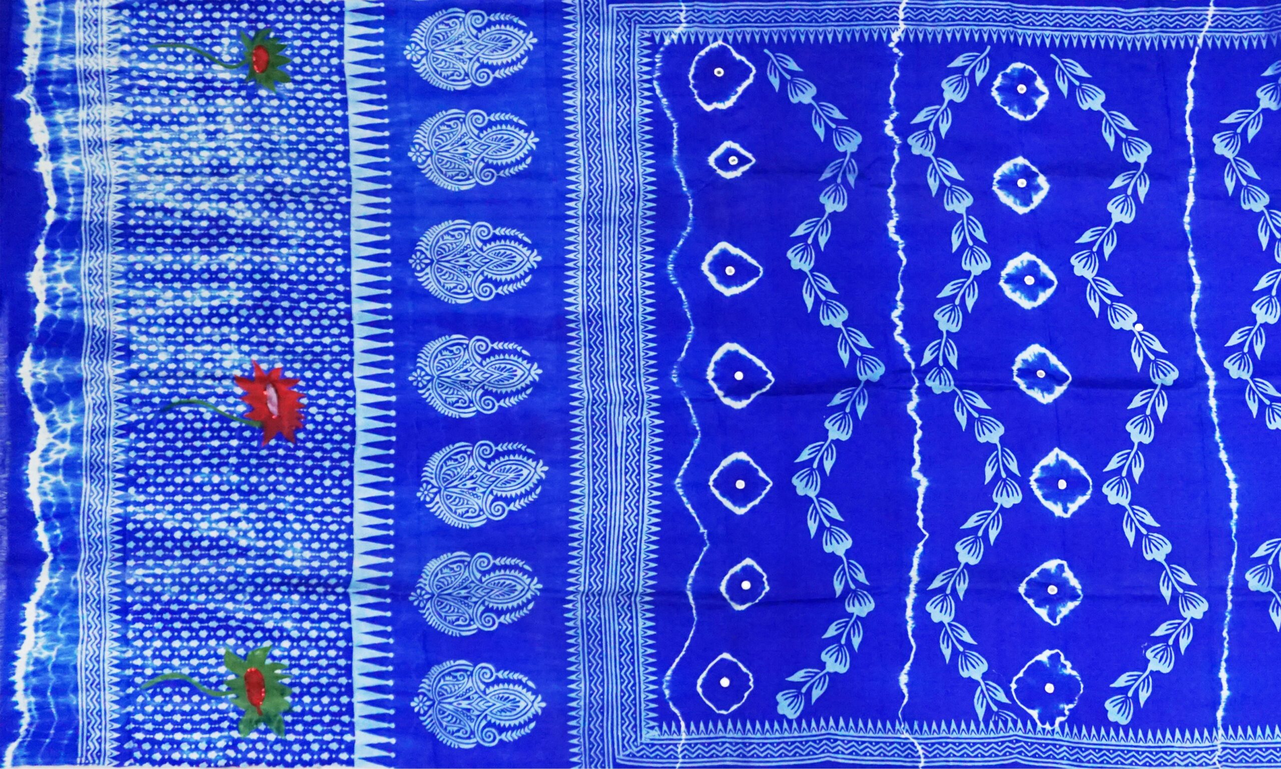 Embroidery Pure Silk Saree - Image 4