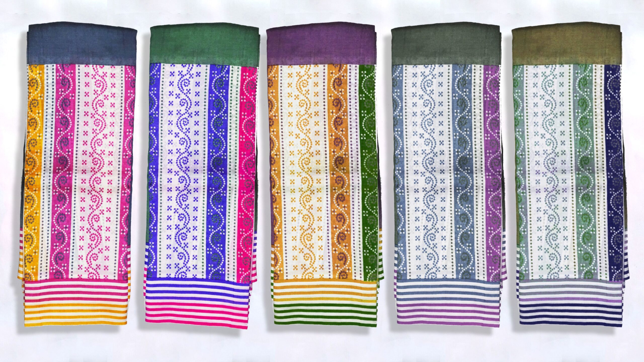 Hand block printed Pure Silk - Image 3