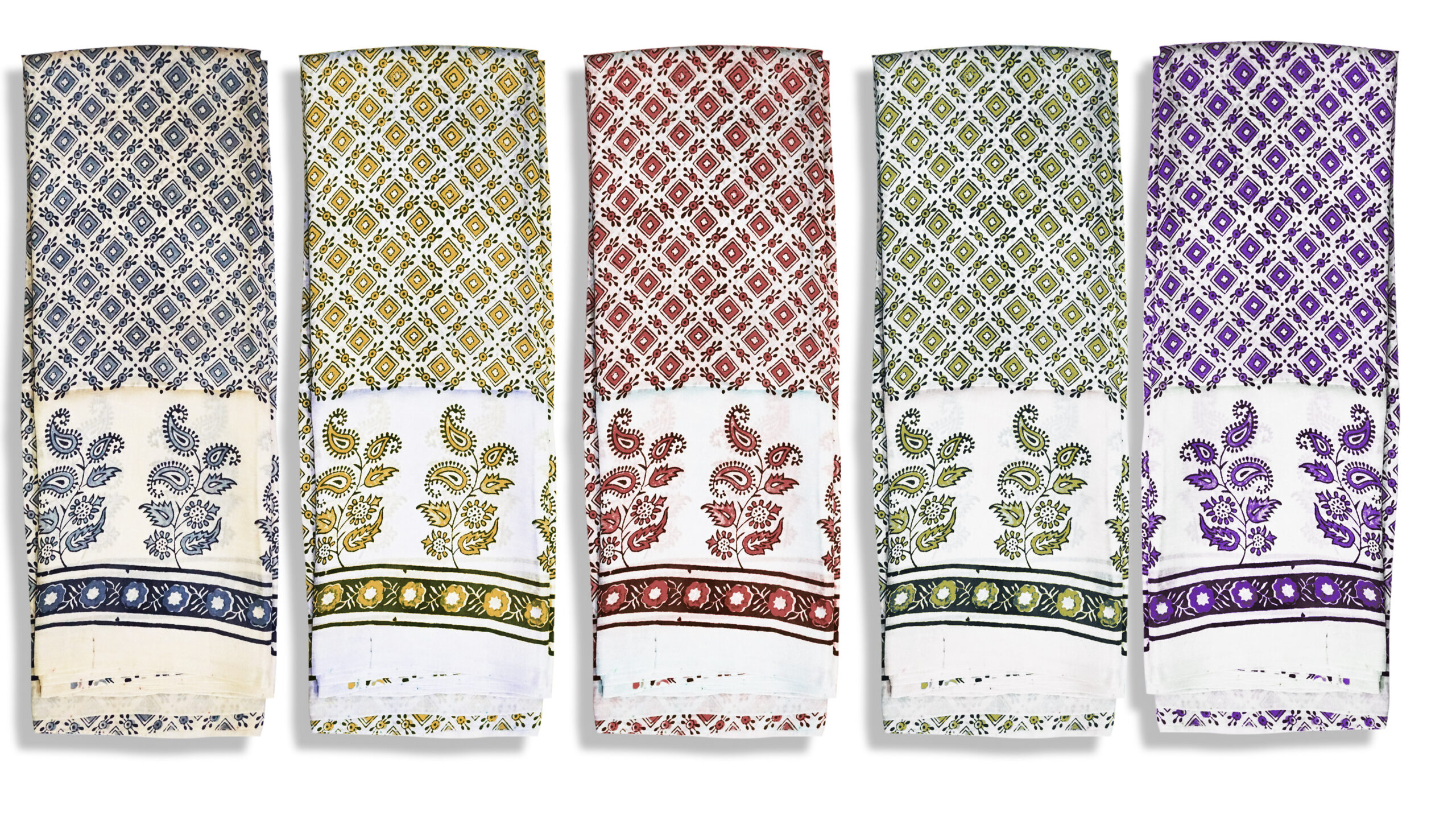 Hand block printed Pure Silk - Image 4