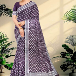 Embroidery Tussar Saree