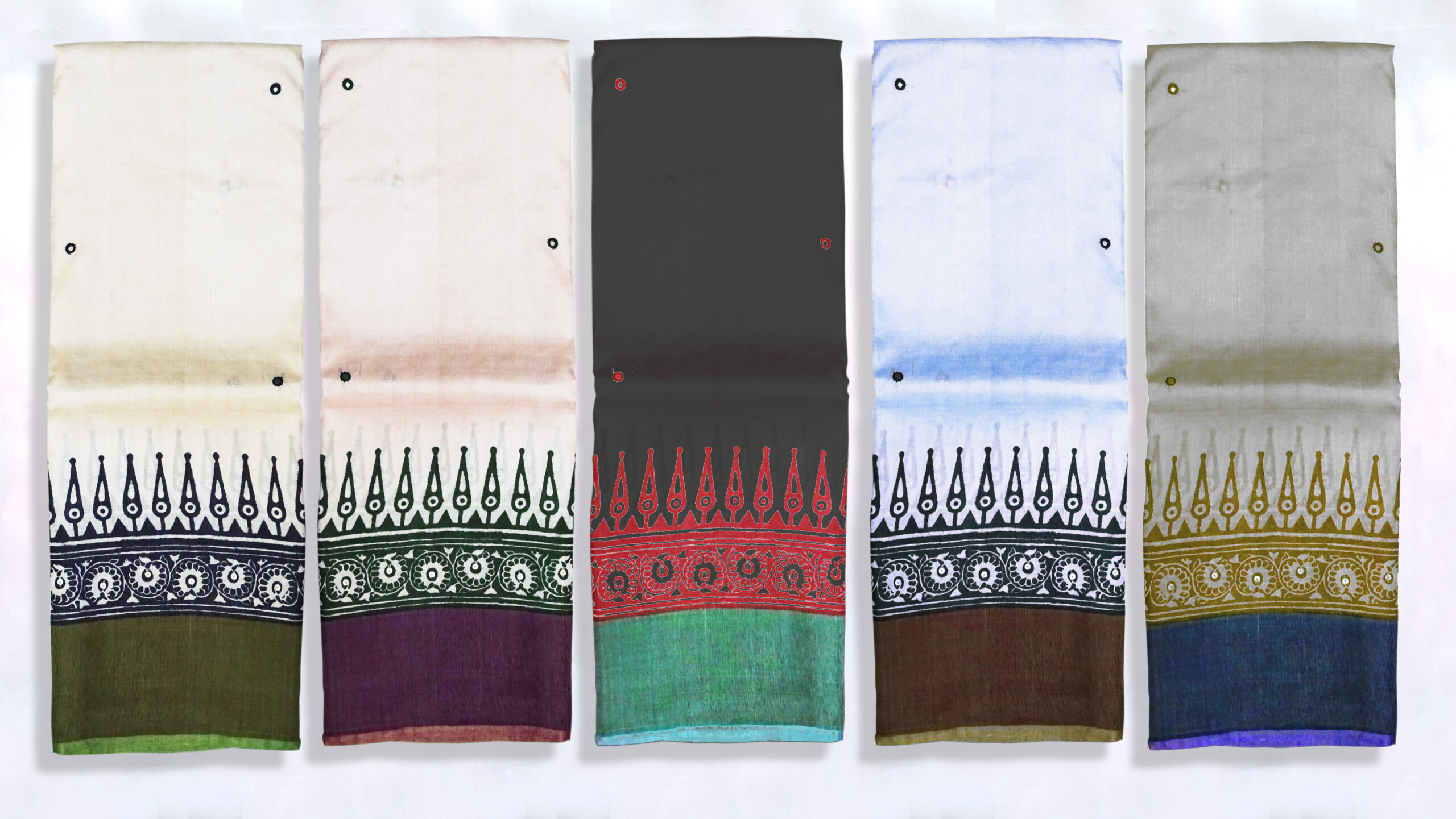 Embroidery Tussar Saree - Image 4