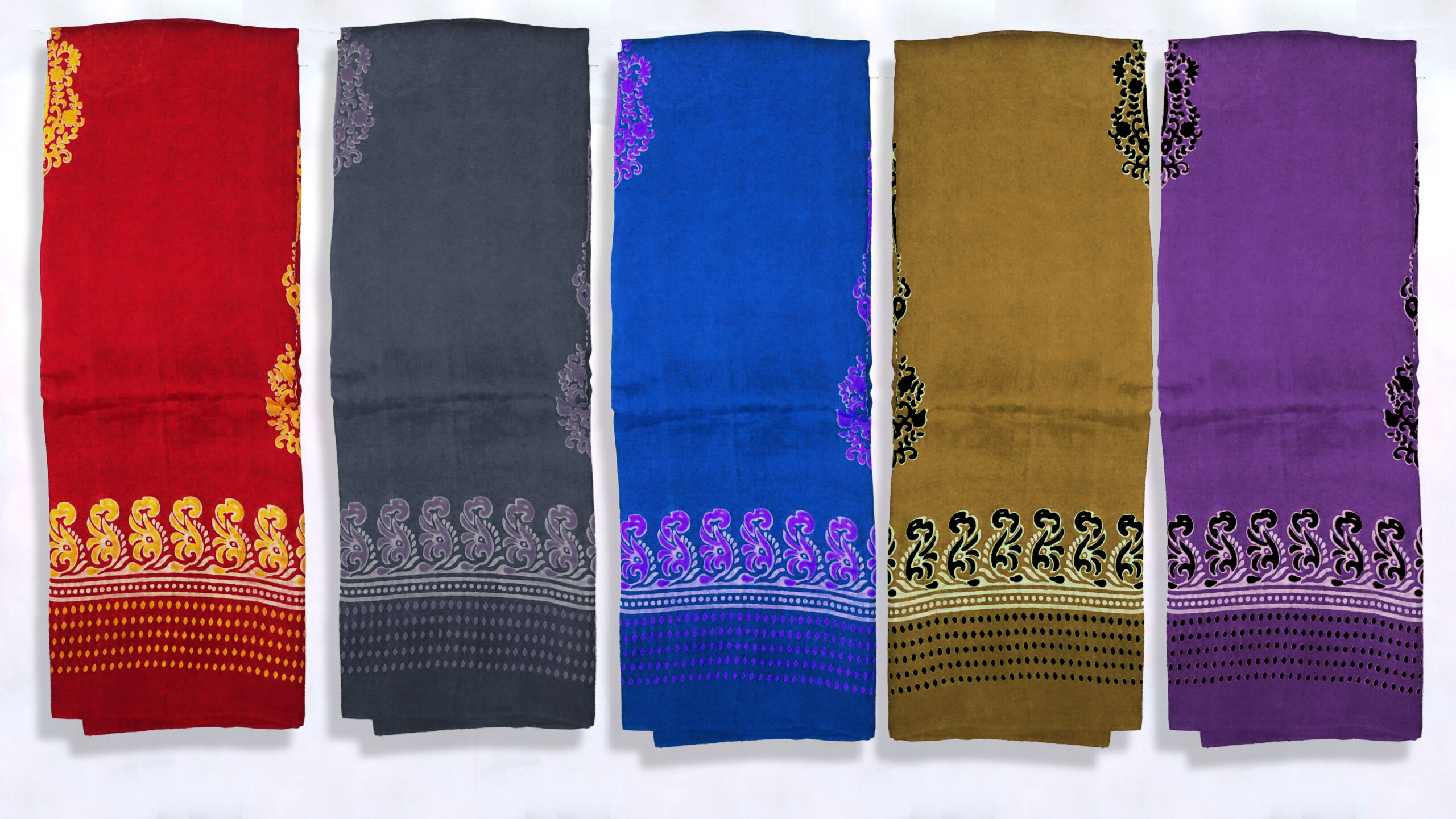 Hand block printed Pure Silk - Image 3