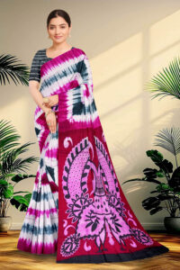 Shibori Printed Pure Silk