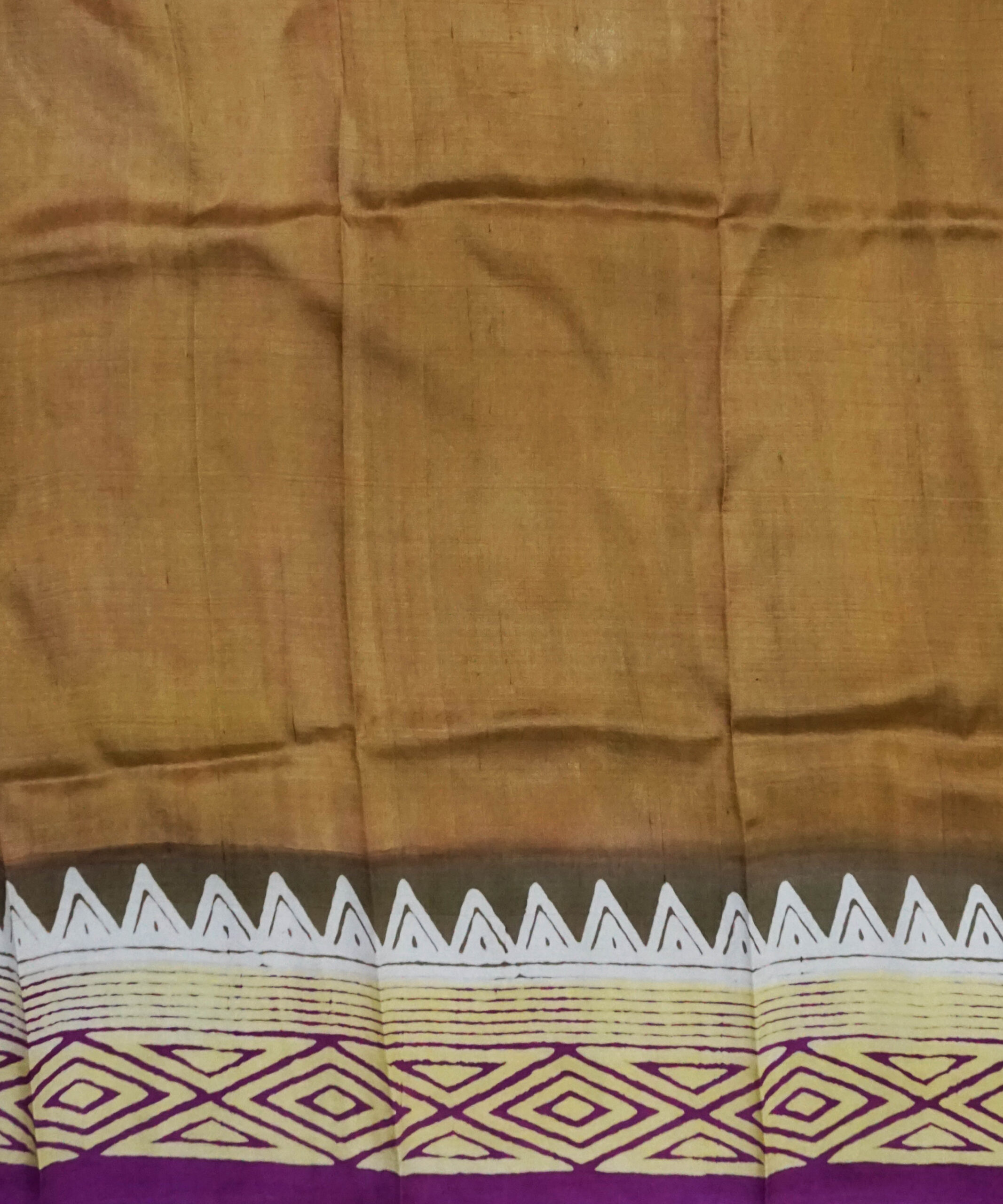 Hand block printed Pure Silk - Image 5