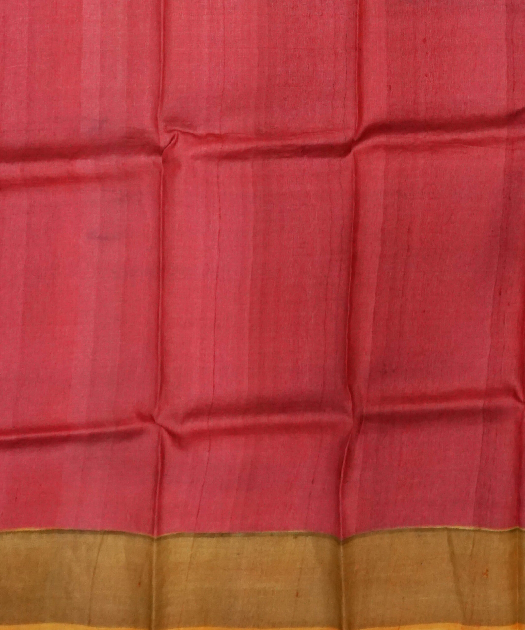 Block Printed Zari Tussar Saree - Image 2