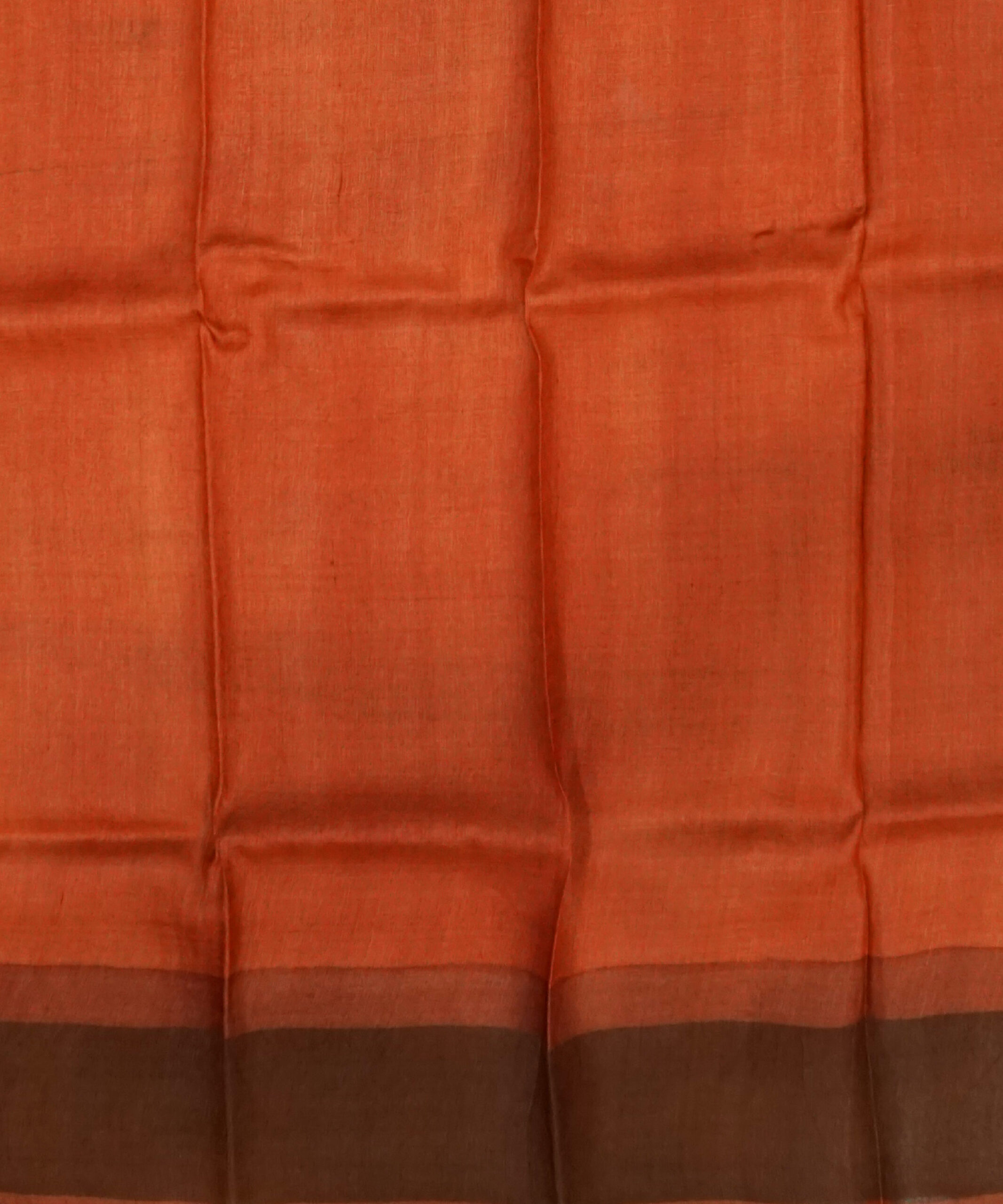 Block Printed Zari Tussar Saree - Image 5