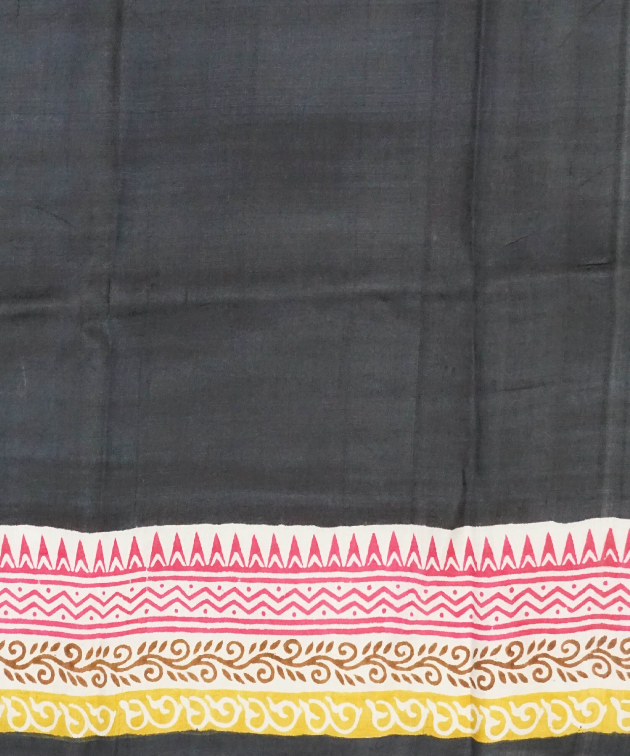 Hand block printed Pure Silk - Image 5